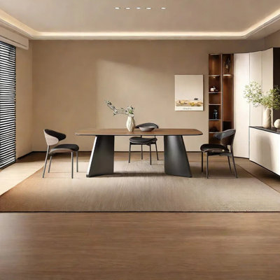Light luxury simple modern home dining table