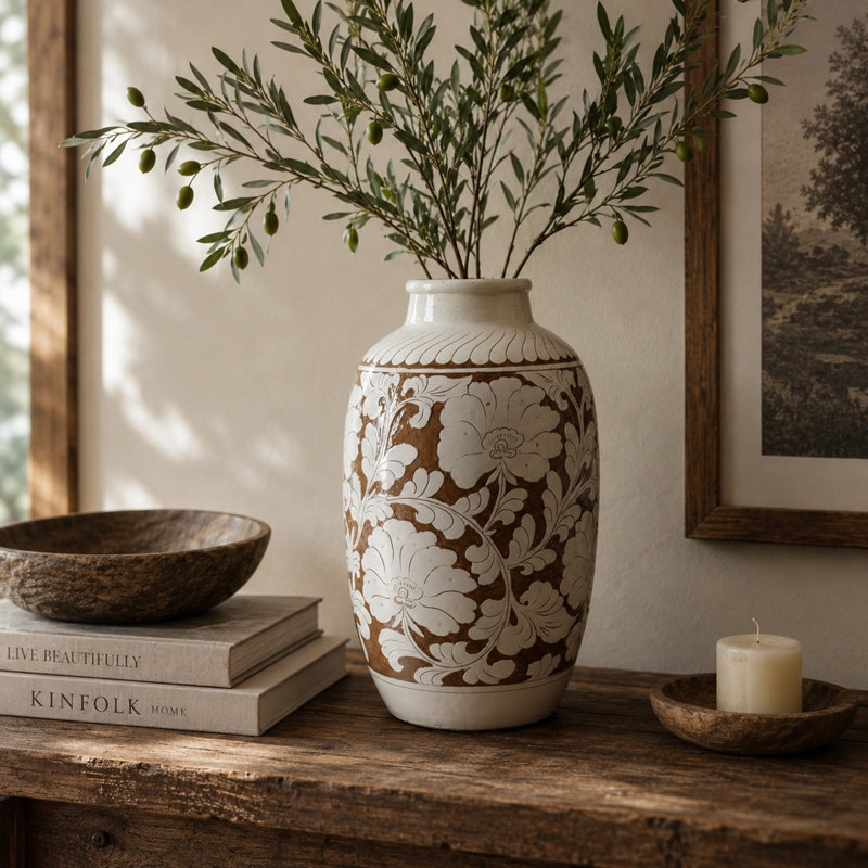 Vase de table en porcelaine Kaler
