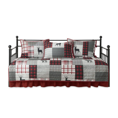 Woolrich Woodshed AZ Red Bedspread Set