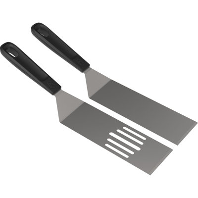 Coleman Flat Top 5-Piece BBQ Griddle Tool Kit, Stainless Steel Grilling Tool Kit