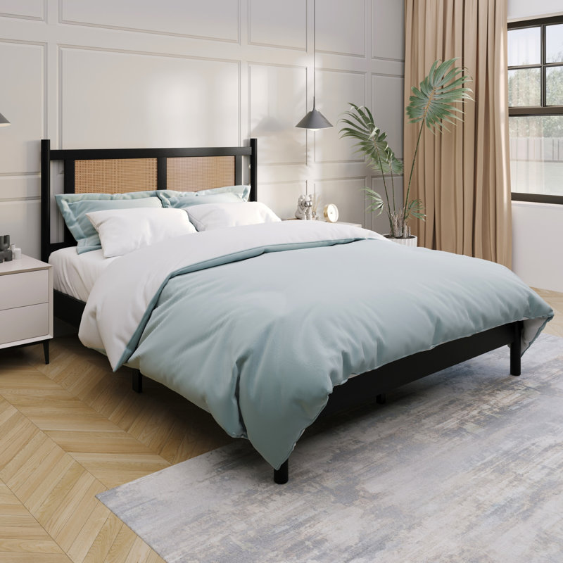 Paitynn Platform Bed, Black, Queen