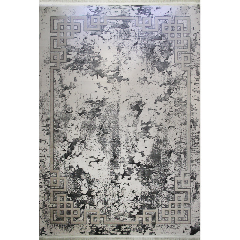 Machine Woven Grey Indoor Rug