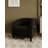 Velvet Barrel Chairs, With Soft Cushion-1415265496