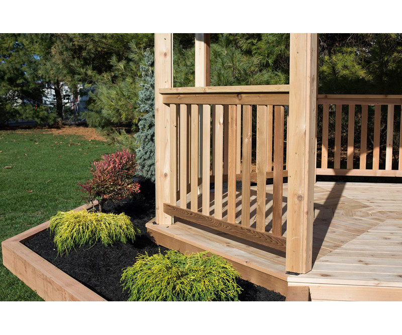 12 Ft. W x 12 Ft. D Solid Wood Patio Gazebo