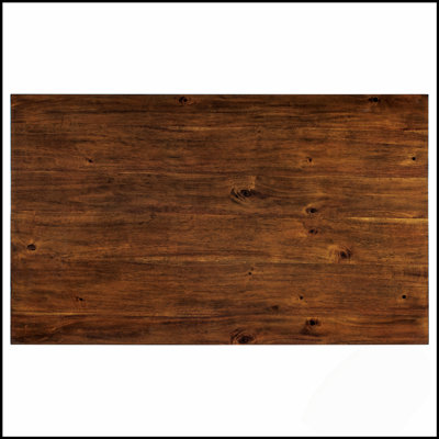 Ensemble de salle à manger classique 6 pièces avec table en bois, 4 chaises et un banc pour des réunions de famille confortables et des repas élégants