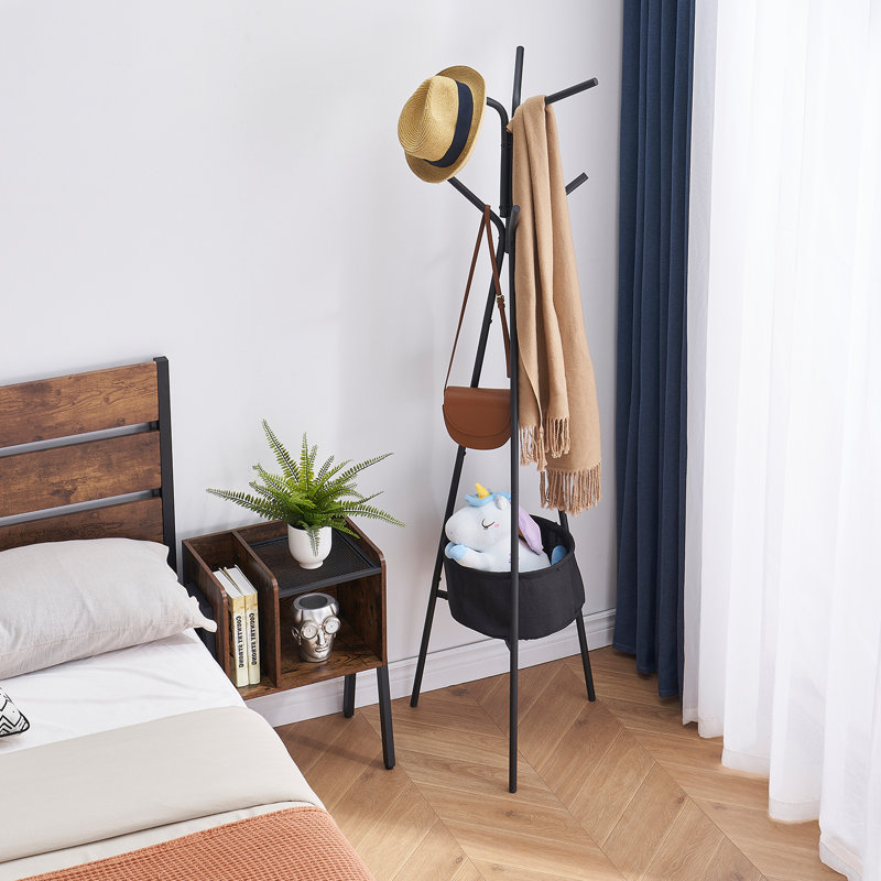 Freestanding 4 - Hook Coat Rack