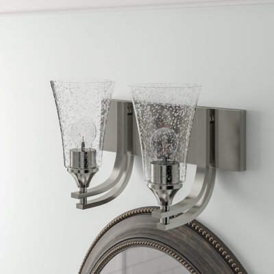 Éclairage de salle de bain à intensité variable 2 lumières Wilma
