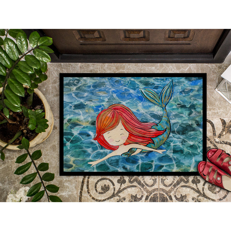 Non-Slip Outdoor Doormat, Rectangle 18" x 27"