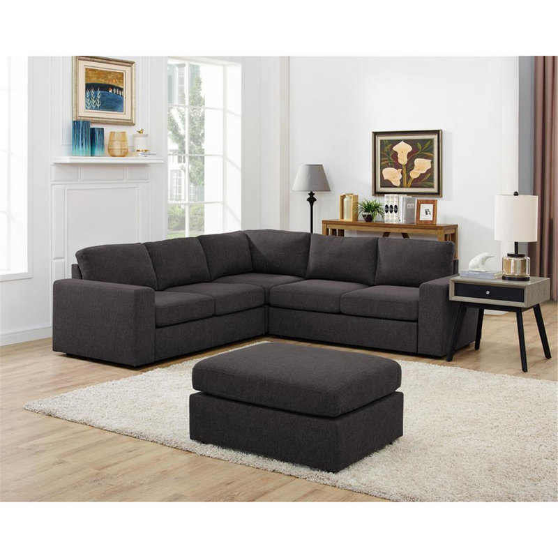 Seraph Urban Oasis Sectional Sofa With Ottoman