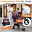 Poussette pliable pour animal de compagnie avec conception légère, poussette de voyage portable pour chat pour la marche, le jogging et l'utilisation à l'extérieur-71025597