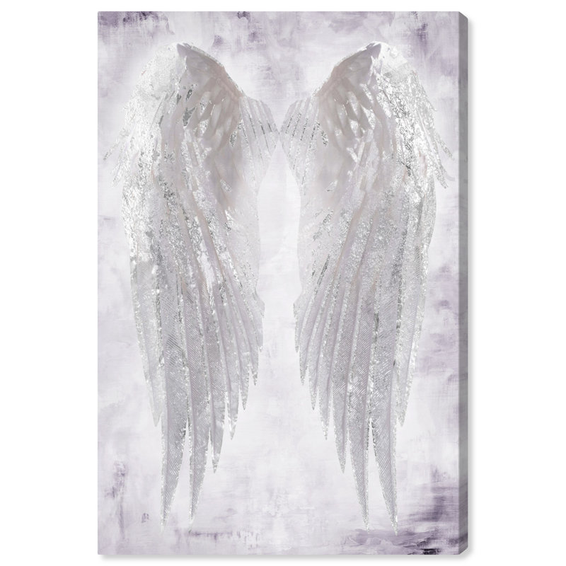 Wings of Angel Amethyst - impression sur toile tendue, H 36 po x l 24 po, Toile