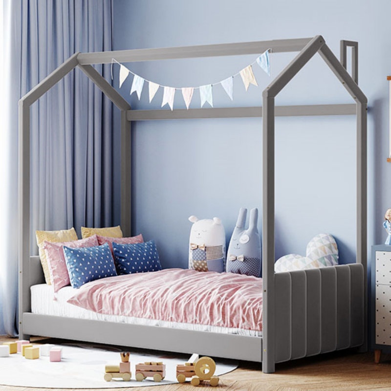 Lit en bois Velvet House, Simple