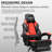 Gaming Chair with Footrest, Ergonomic Chair with Lumbar Support-1988096395