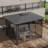 Outsunny 10' X 12' Patio Gazebo With Netting, Double Roof Outdoor Gazebo Canopy Shelter, Solid Metal Frame For Garden, Lawn, Backyard, Deck-109566947-109566948