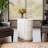 Pazmora 3 - Drawer Solid Wood End Table No assembly required-1900337448
