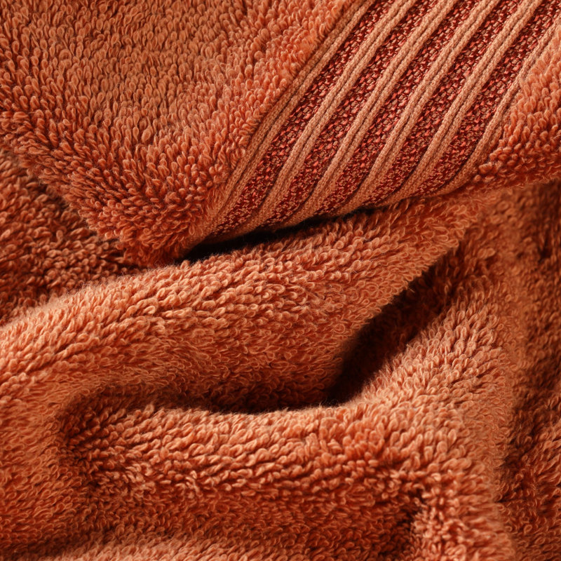 Oleg Heritage Egyptian Cotton Soft Absorbent Luxury Bath Towel, Brun caramel