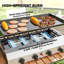 Outsunny 4 - Burner Countertop Propane 8000 BTU BTU Gas and Charcoal Grill