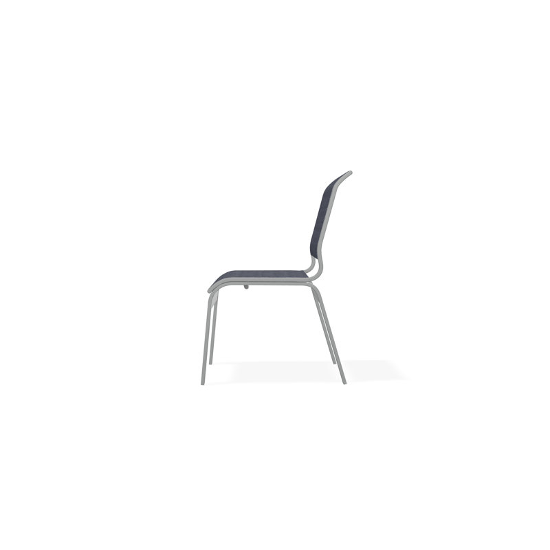 Aruba II Outdoor Dining Chair, Graphite, Mavi