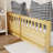 Full Size Floor Bed For Children With High Rails,Light And Storage Shelf-773451495