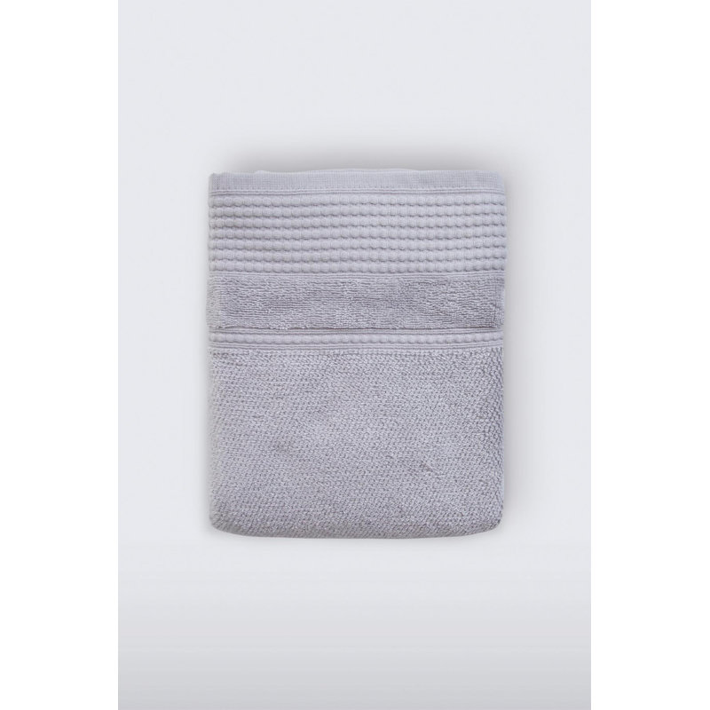 Drap de bain 100% coton Rhinehart, gris
