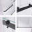 56-60 In. W X 62 In. H Double Sliding Frameless Bathtub Shower Door | Silent Soft Close | 5/16 Inch Thick  Tempered Glass With  Easy To Clean Coating | Reversible Installation | Matte Black-122270898