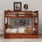 Bunk Beds With 2 Storage Drawers, Solid Wood Bunk Bed With Ladder And Safety Guardrail, Convertible Bunk Beds-1770547430-1770547432