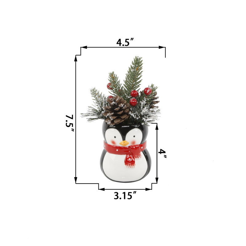 Arbre de Noël vert floqué / givré