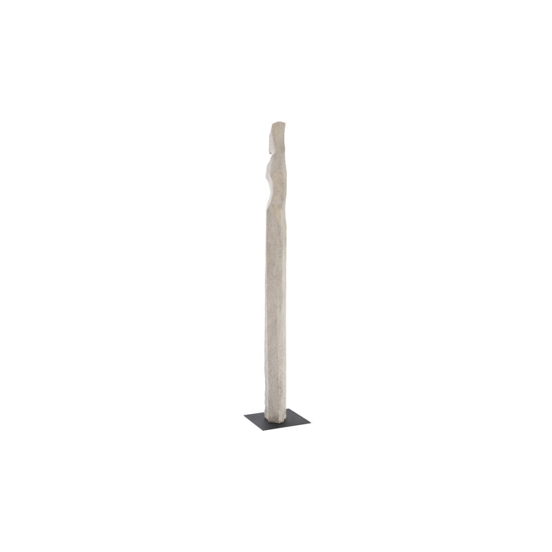 Stone Cast Women Sculptures, E, Colossal, Off White