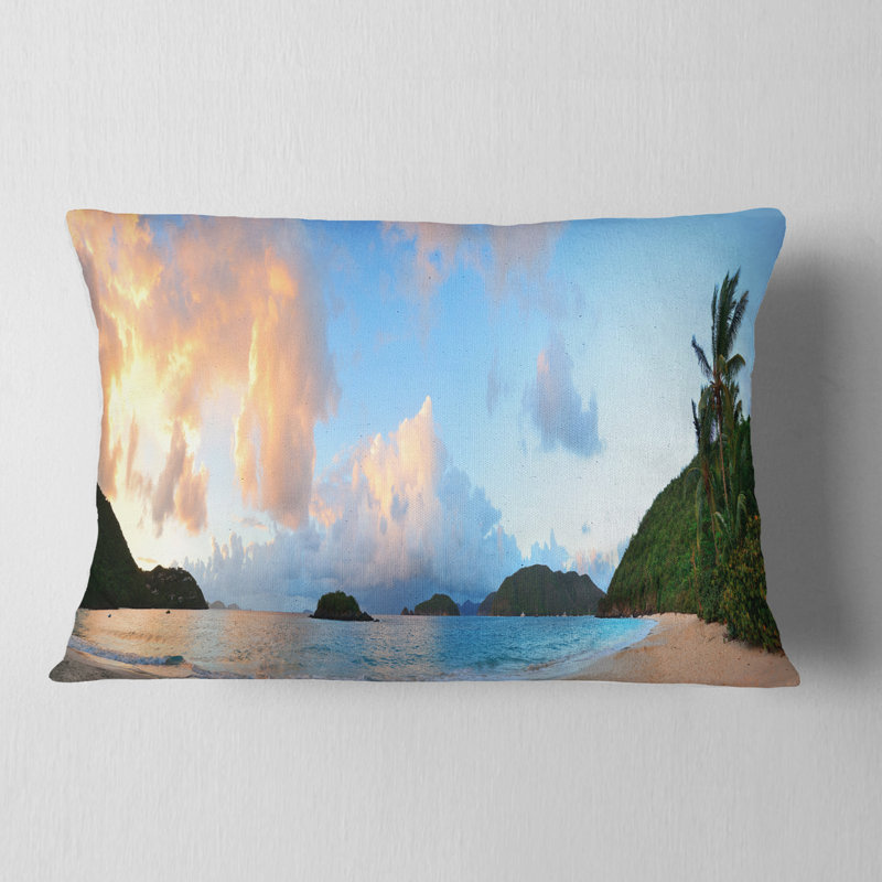 Landscape Reversible Throw Pillow