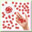 40" Red Letter F Balloon