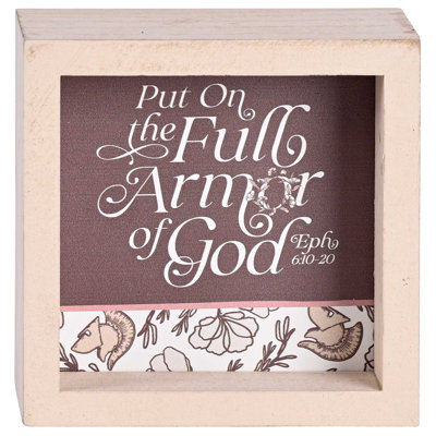 Tabletop 2 Sided Be Strong In The Lord