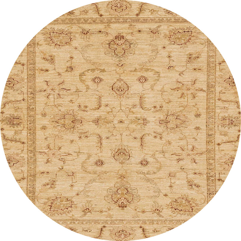 Tapis abstrait moderne 3565, Rond 8 pi