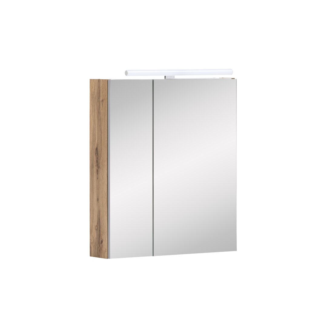 60 cm x 75 cm Wandschrank Duo mit LED-Beleuchtung