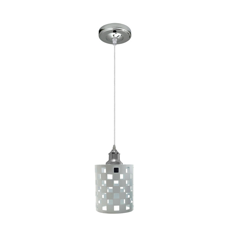 Flosi 1 - Light White Drum Pendant