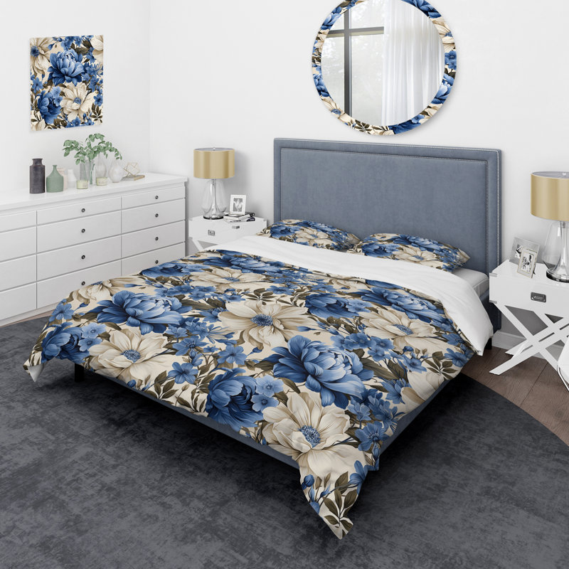 Ensemble de housse de couette Amouri, Housse de couette pour très grand lit et 2 très