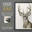 «Handsome Whitetail I», reproduction encadrée - bois massif-1608552106-1608552107