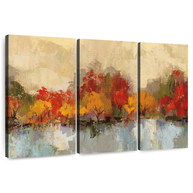 Avery Autumn River Reflection, 24" H x 38" W