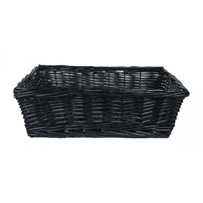 Darktone Rectangular Willow Basket