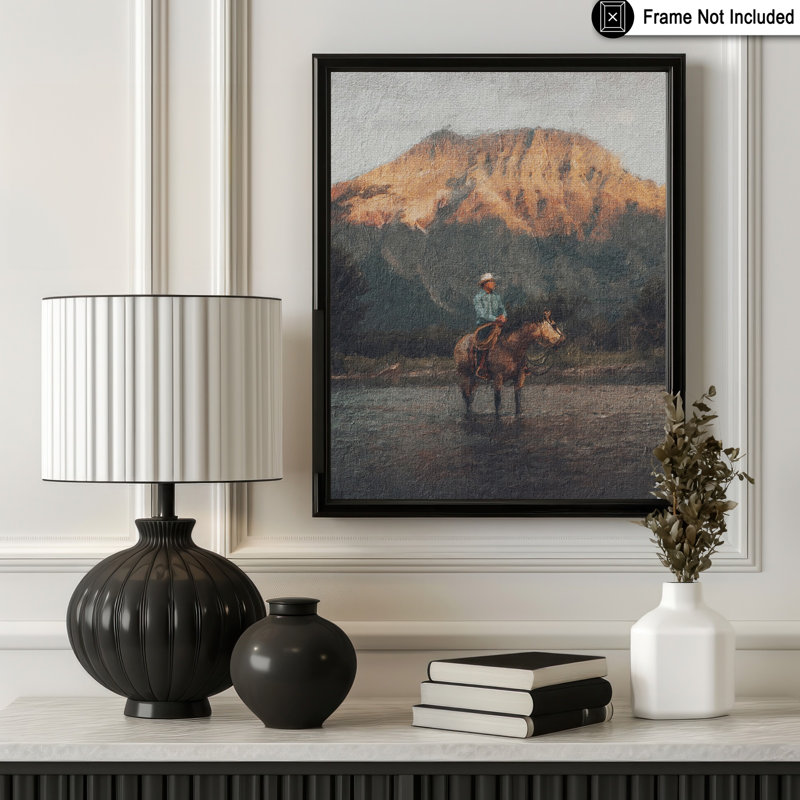 Cowboy No1, Unframed, Poster, 08"H x 10"W