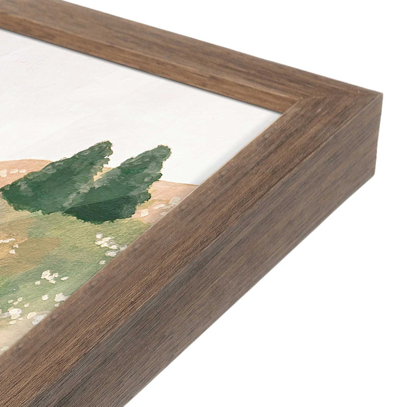«Guide To Walking Trails» par MOSLA, reproduction d'art sur toile, 40" H x 30" W, Brown