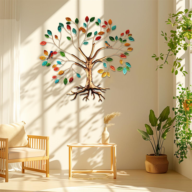 Plants & Flowers Wall Decor on Metal