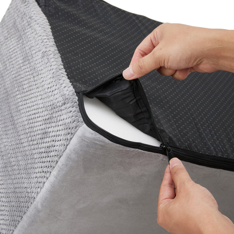 Non-Slip Pet Steps with Removable Cover, 40cm H x 40cm W x 72cm D