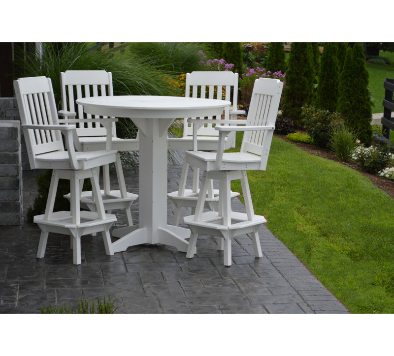 Ensemble repas 5 pièces Nettie, L 44 po x l 44 po, Blanc