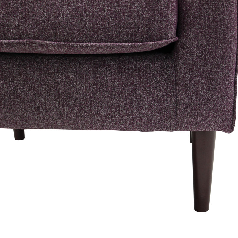 Fauteuil en polyester 71,12 cm de large Feurstein, Terrasse mauve prune