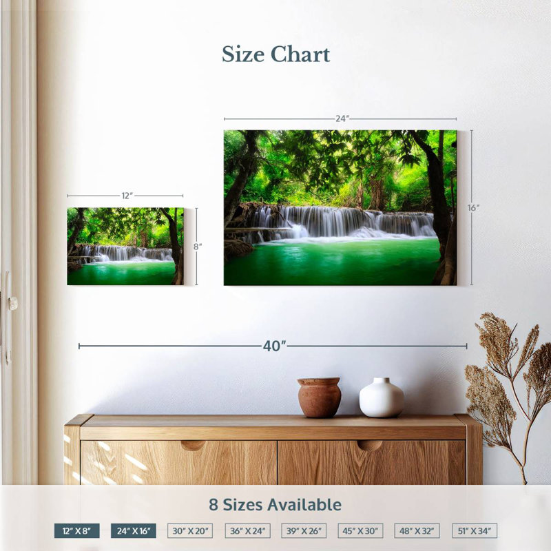 Cascade Alvord Huay Mae Khamin, H 16 po x l 24 po