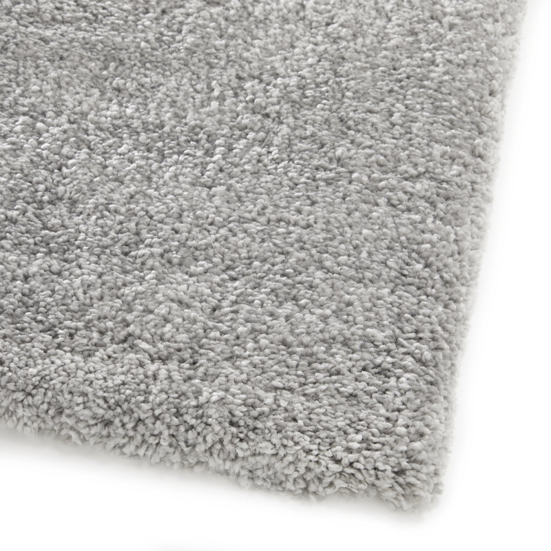Henriko Grey Shaggy Rug, Rectangle 80 x 150cm
