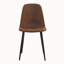 Chaise d'appoint en velours l 16,9 po-164372598