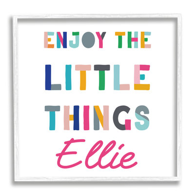 Enjoy The Little cmw-037 Personalized Wall Art