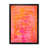 Orange Meets Pink Modern Art - Single Picture Frame Graphic Art on Canvas-1043284136-1043284115