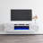 Sermet 70" Modern TV Stand with Electric Fireplace, High Gloss Finish, Wall-Mounted-1441958190